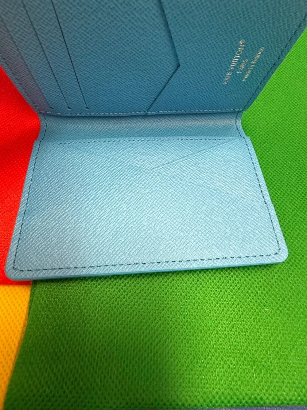 Louis Vuitton Blue Lagoon Pocket Organizer/Wallet-M14881